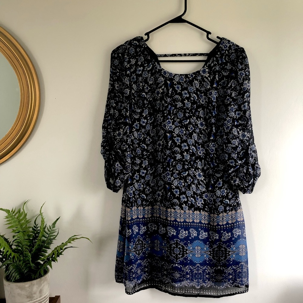 Patterned Tunic Dress